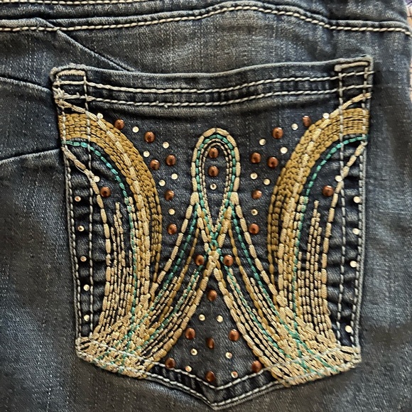 vintage low-rise bootcut wrangler jeans - Picture 7 of 8